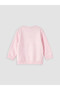 Two Mt Shop Quality Pink 3 Thread Raster Printed Standard & Regular Girls' Sweatshirt - 3