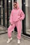 Women's 2-Piece Set: Cotton Soft Oversized Sweatshirt and Jogger Sweatpants Set - 3
