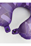 Alita City Lcw Joy Purple Geometric Patterned Neck Pillow with a Difference - 3