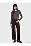 Two Mt Shop Quality Lcw Everyday Anthracite Plain Narrow & Slim Long Sleeve Women's Bodysuit - 2