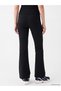 Black Spanish Flare Women's Sports Leggings - 5