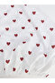 Alita City Lcw Home Red Heart Patterned Double Bed Sheet with Difference in Color - 5