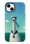 iPhone 13 Compatible - Sailor Duck, Double Layer Tough Cover, Glossy Surface Protective Glossy Case