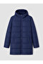 Two Mt Shop Quality Navy Blue Hooded Boys' Puffer Jacket