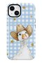 iPhone 13 Compatible - Hat-Wearing Duck, Double Layer Tough Cover, Glossy Surface Protective Case