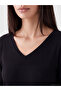 Two Mt Shop Quality Black Camisole Plain Tight & Slim Long Sleeve Women's Bodysuit - 3