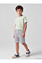 Özmarka New Season Petrol Waist Elasticated Boys' Shorts
