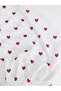 Alita City Lcw Home Red Heart Patterned Double Bed Sheet with Difference in Color - 3