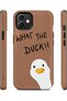 Compatible with iPhone 12 / 12Pro - Ne Ördek!, Double Layer Tough Cover, Glossy Surface Protective Glossy Case - 2