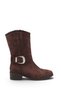 Nashira Gala Women's Heeled Short Boots 0012134 Brown Suede - 7