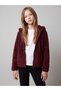 Rmz Gi̇yi̇m Farkiyla Hooded Girls' Plush Zipper Sweatshirt - 2