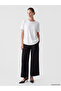 Alita City White Combed Cotton Plain Oversize Women's Sports T-Shirt with a Difference - 2