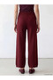 Two Mt Shop Quality Lcw Comfort Burgundy Plain Standard & Regular Women's Sweatpants - 4