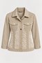 Lace Detailed Buttoned Cotton Women's Jacket - 4