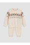 Esvab • Modern & Distinctive Embroidered Baby Girl Knitwear Set - 3
