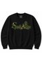 Saudi Emerald Heritage Palm & Swords Graphic Sweatshirt