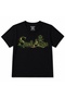 Saudi Heritage Golden Palm & Swords Graphic Kids T-Shirt