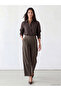 Alita City Lcw Modest Khaki Regular Fit Women's Pleated Fabric Pants with a Difference - 2