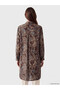 Alita City Lcw Grace Burgundy Patterned Women's Shirt Tunic with a Difference - 4