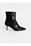 Pointed Toe Zippered Thin Heeled Women's Boots - 3