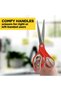 Multi-Purpose Scissor Grey and Red 15.2cm - 5