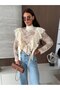 Women's French Lace Flounce Blouse - 3