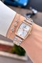 Rose Silver Color 24 mm Women's Wristwatch with Gift Packaging - 2