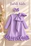 Special Design Scuba Lilac Girl Dress |   Birthday, Evening Gown, Party, Wedding Dress, Holiday Wear