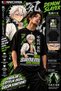 Demon Slayer Akaza Tanjiro Nezuko Zenitsu Inosuke Sanemi Printed Black T-Shirt Tee Tshirt – Anime Crew Neck