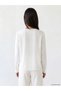 Alita City Lcw Modest Ecru Plain Short Women's Kimono with a Difference - 4