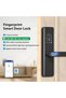 قفل باب ذكي، إصدار TT Lock WiFi، لا يتطلب محور، إصدار GCC، قفل ببصمة الإصبع مع شاشة لمس - 2