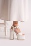 Most Comfortable Bridal Shoes, High Heeled Bridal Shoes for Scalloped Feet - 2