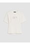Two Mt Shop Quality Soulife White Printed Loose & Baggy Short Sleeve Women's T-Shirt - 3
