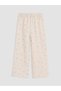 Alita City Lcw Kids Ecru Gabardine Floral Standard & Regular Straight-Leg Girls' Trousers with a Difference - 2