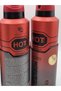 HOT Black Red Carbon Pour Homme Perfumed Body Spray 200ml 3pcs - 3