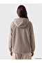 Two Mt Shop Quality Lcw Modest Brown Hooded Plaid Women's Raincoat - 5