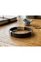 Korvellan Slimshadow Black Leather Men's Bracelet - Thin Double-Striped Wide Band - 2