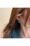 Xuping Blue Gray Square Stone Studded Earrings - Vintage Non-Tarnish Anti-Allergy Fade-Resistant Stylish Gift New Season Trend Women's Earrings - 2
