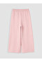 Two Mt Shop Quality Pink 2 Thread Flat Loose & Wide Leg Girls' Pants - 3