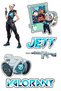 Valorant Jett Sticker Set 22 Pieces - 2