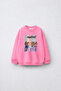 Manifest Girls Design Printed Oversize Unlined Long Sleeve Girls' Sweatshirt - 2