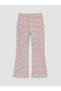 Two Mt Shop Quality Lcw Kids Ecru 2 Threaded Floral Tight & Slim Elastic Waist Girls' Leggings - 5