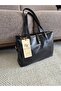 Soft Leather 3-Compartment Large Size Women's Handbag