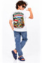 Kuwait Heritage Journey Falcon & Towers Graphic Kids T-Shirt - 5