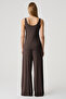 Relaxed Fit Draped Three-Piece Dressing Gown Set - 2