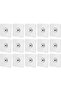 Adhesive Wall Hooks : 18Pcs Transparent Heavy Duty Self-Sticking Hangers Without Nails, Wa