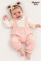 Baby Girl Jumpsuit with Lace Detail, Bebe Collar, Bow, Long Sleeve, Seasonal Premium Set - 2