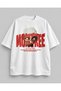 Face Design Printed Oversize 100% Cotton Premium T-Shirt