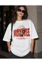 Face Design Printed Oversize 100% Cotton Premium T-Shirt - 3