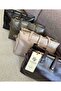 Soft Leather 3-Compartment Large Size Women's Handbag - 4